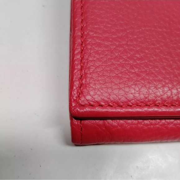 SEE BY CHLOE Crossbody Bag Pink Leather WOC True Wallet on a Chain Purse - Picture 7 of 9